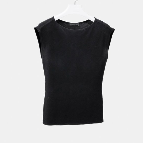 Marie Saint Pierre Black Sleeveless Top - Picture 1 of 7